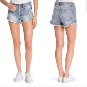 Blank NYC Distressed  Denim Shorts Size 32